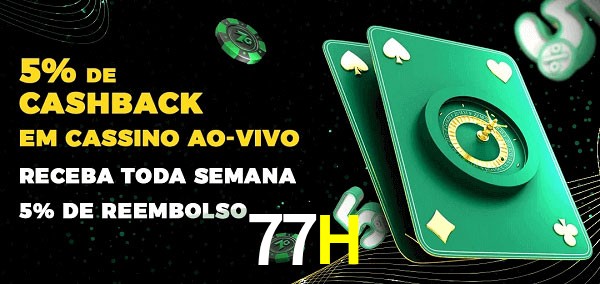 Promoções do cassino ao Vivo 77H